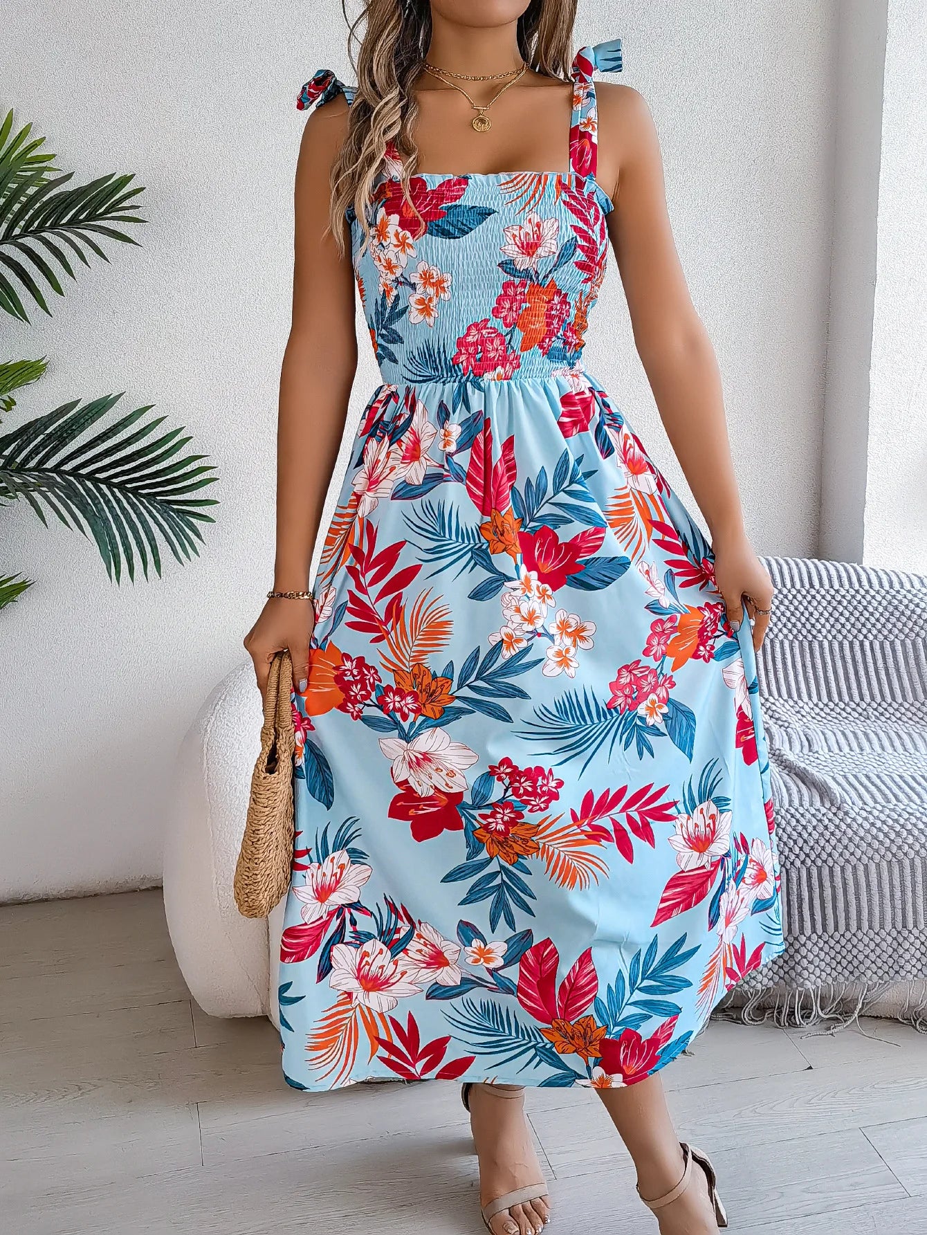 Vestido Feminino Floral