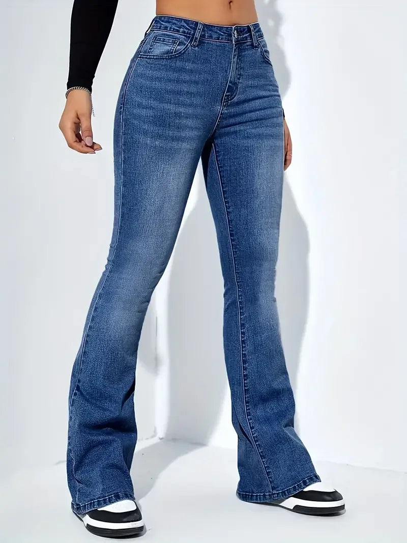 Calça jeans flare