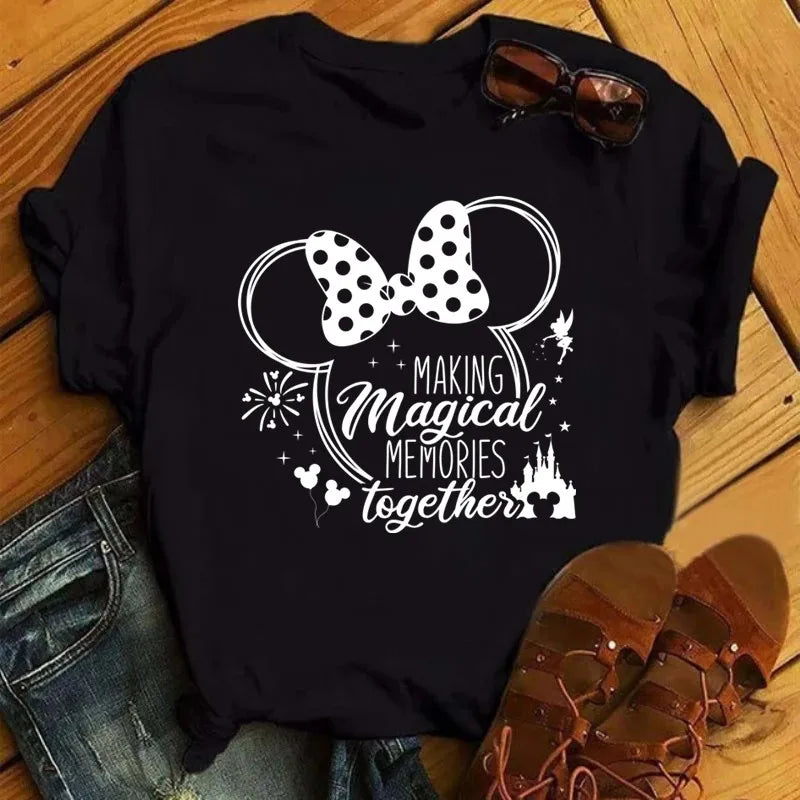 Camiseta Disney Minnie e Mickey