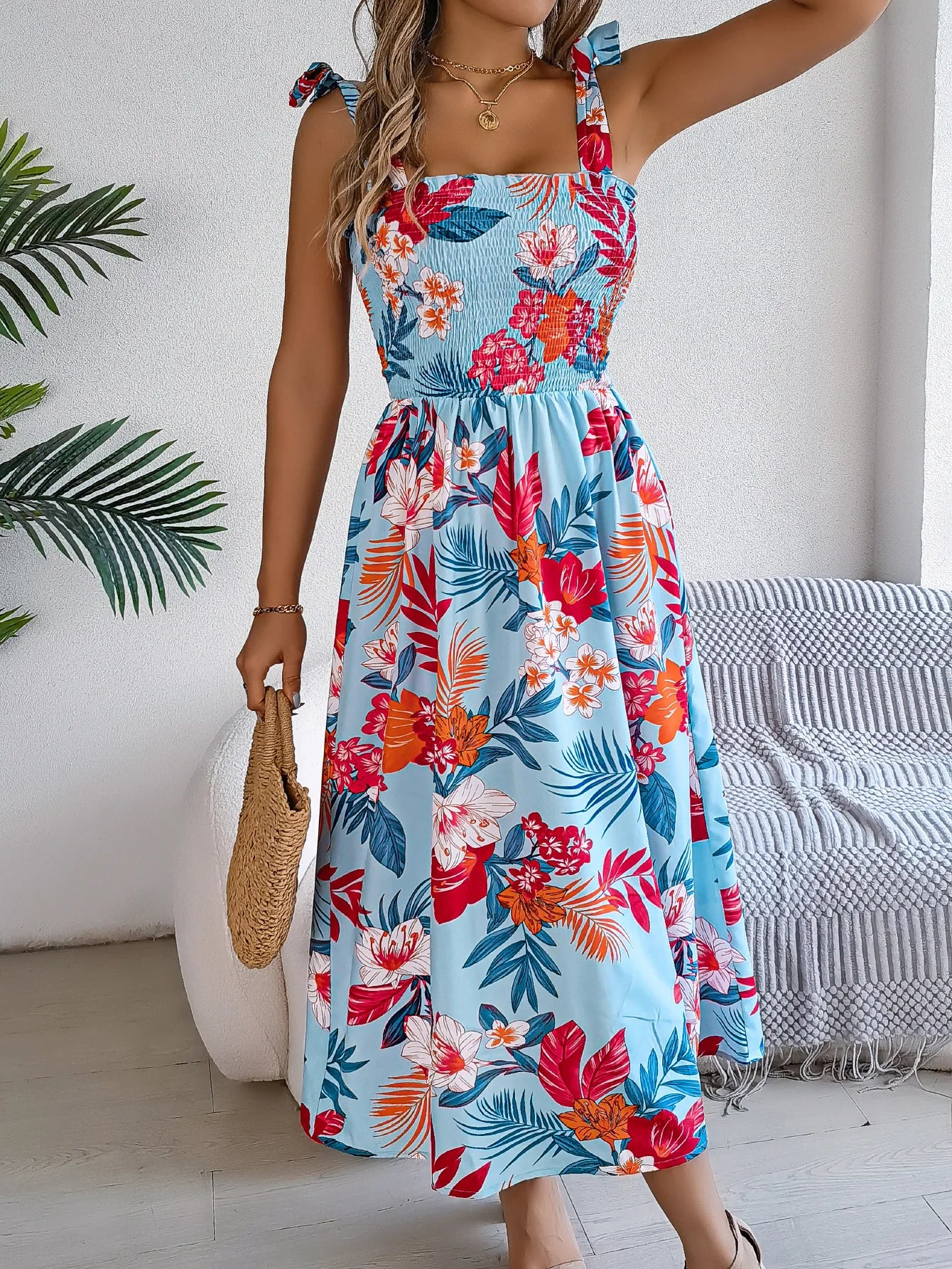 Vestido Feminino Floral