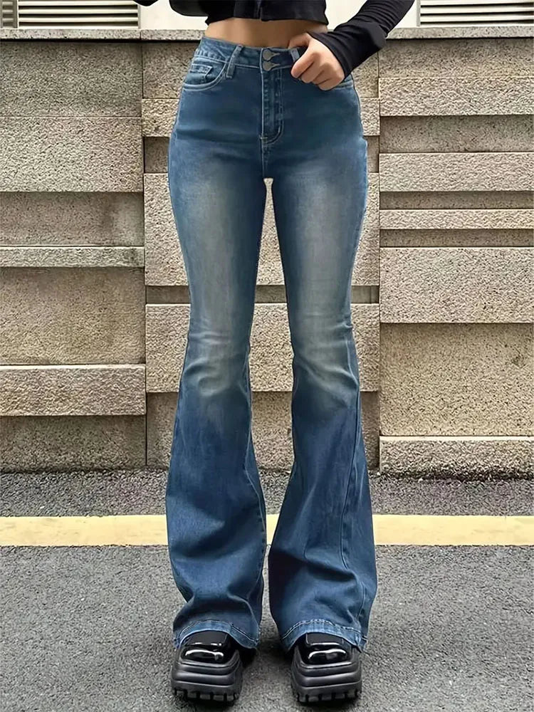 Calça jeans flare