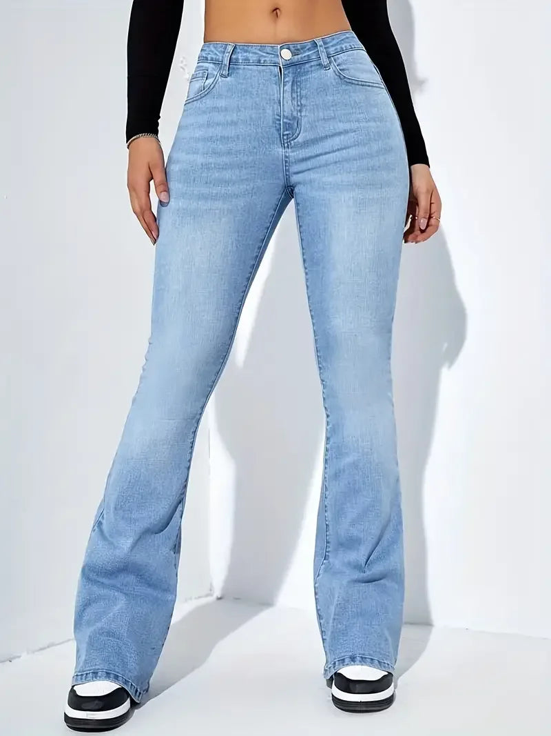 Calça jeans flare